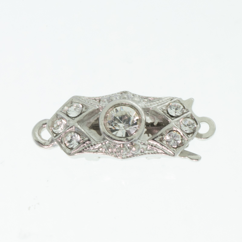 ネザーゴイフ4枚 NEUMANNクラスプ(1連)|S408|19X7mm |ゴールド,シルバー|ビーズ